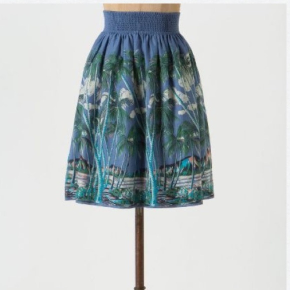 Anthropologie Vanessa Virginia Kahakai Skirt